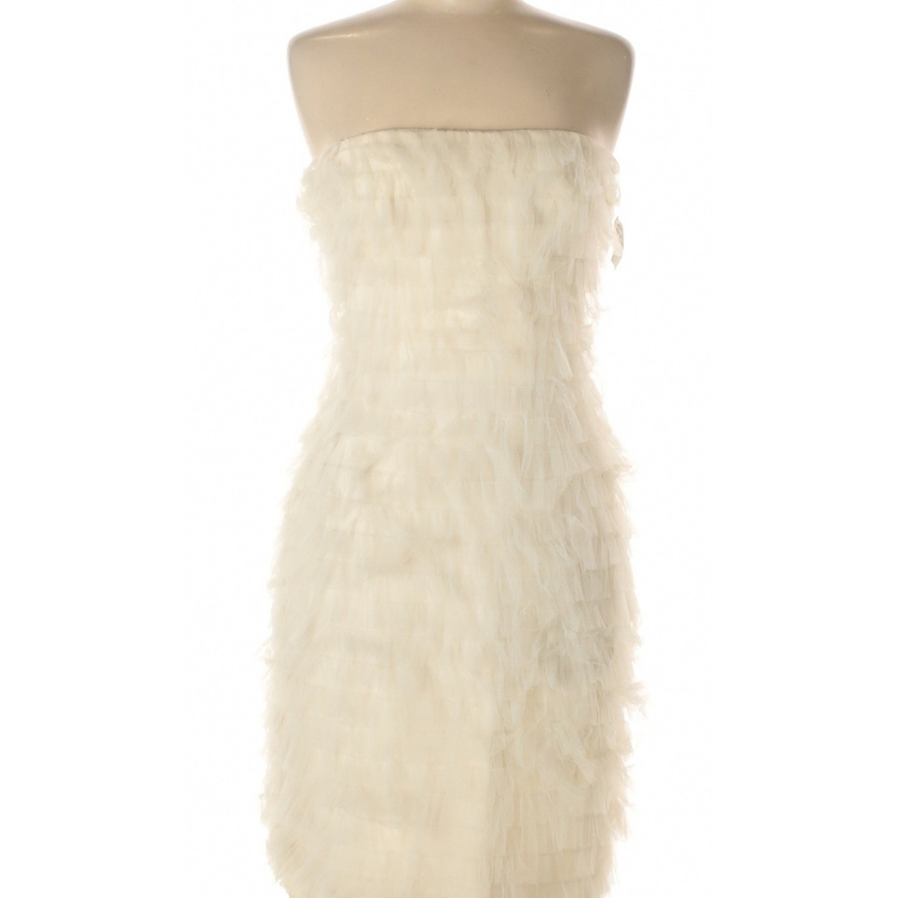 Badgley Mischka ruffled dress